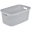 Ruháskosár Diamond - szürke, Basics, műanyag (54,3/33,5/23,4cm) - Luca Bessoni