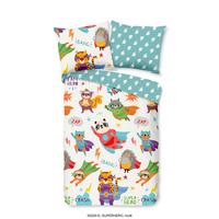 Kinderbettwäsche Superhero Multicolor 120x150 cm - Multicolor, ROMANTIK / LANDHAUS, Textil (120/150cm)