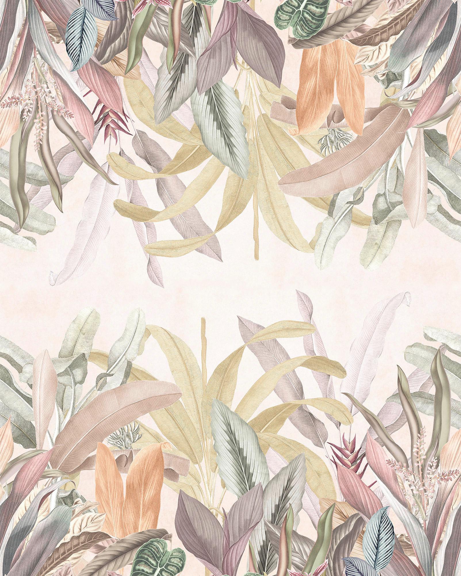 Vliestapete Mirror Maison - Rot/Braun, Basics (200/250cm) - Komar