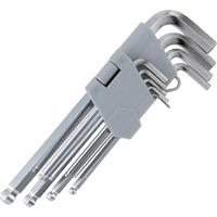 Imbuszkulcs Készlet 9 Részes - ezüst, Konventionell, fém