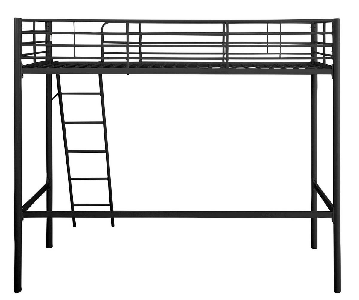 HOCHBETT Clove Schwarz 90x200cm - Schwarz, Design, Metall (90/200cm) - MID.YOU