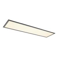 Led Mennyezeti Lámpa Bruno - krómszínű/fekete, Modern, műanyag/fém (120/30/7,5cm) - Luca Bessoni