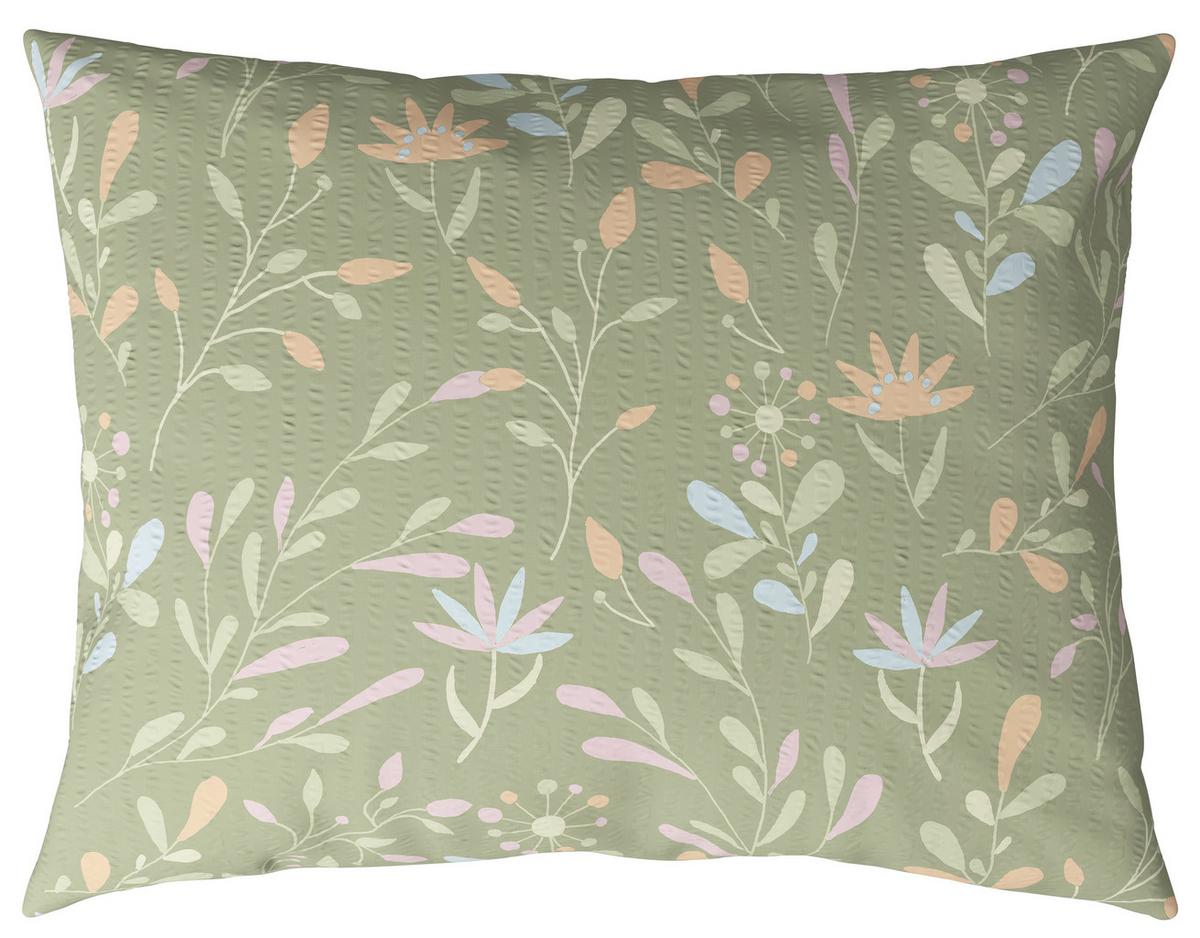 Povlečení Marina XXL, 2x70/90 200/220cm - zelená, Konvenční, textil (200/220cm) - Mömax