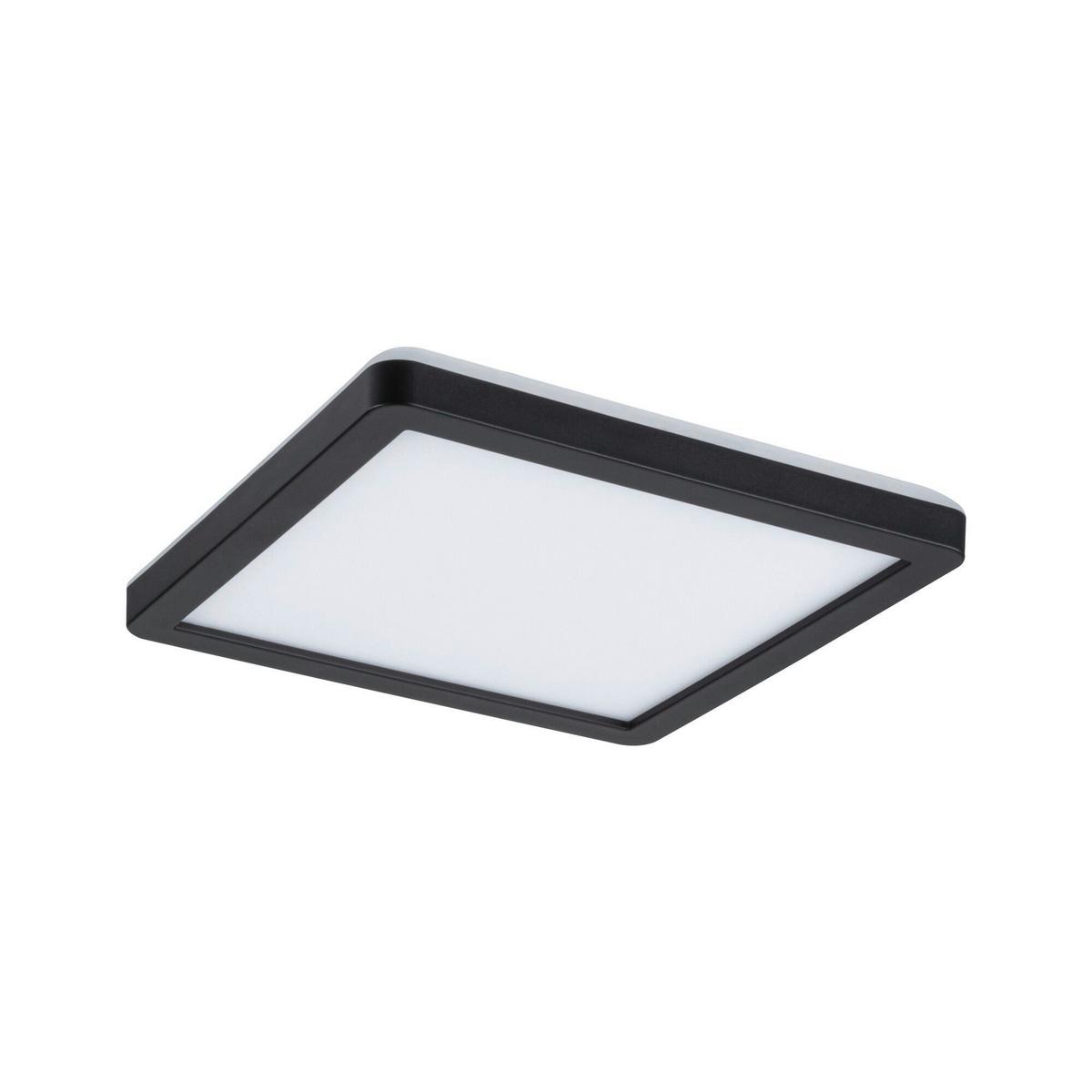 Led-paneel L: 19 Cm Mit Schwarzem Rahmen - Schwarz, Basics, Kunststoff (19/19/2,8cm) - Paulmann