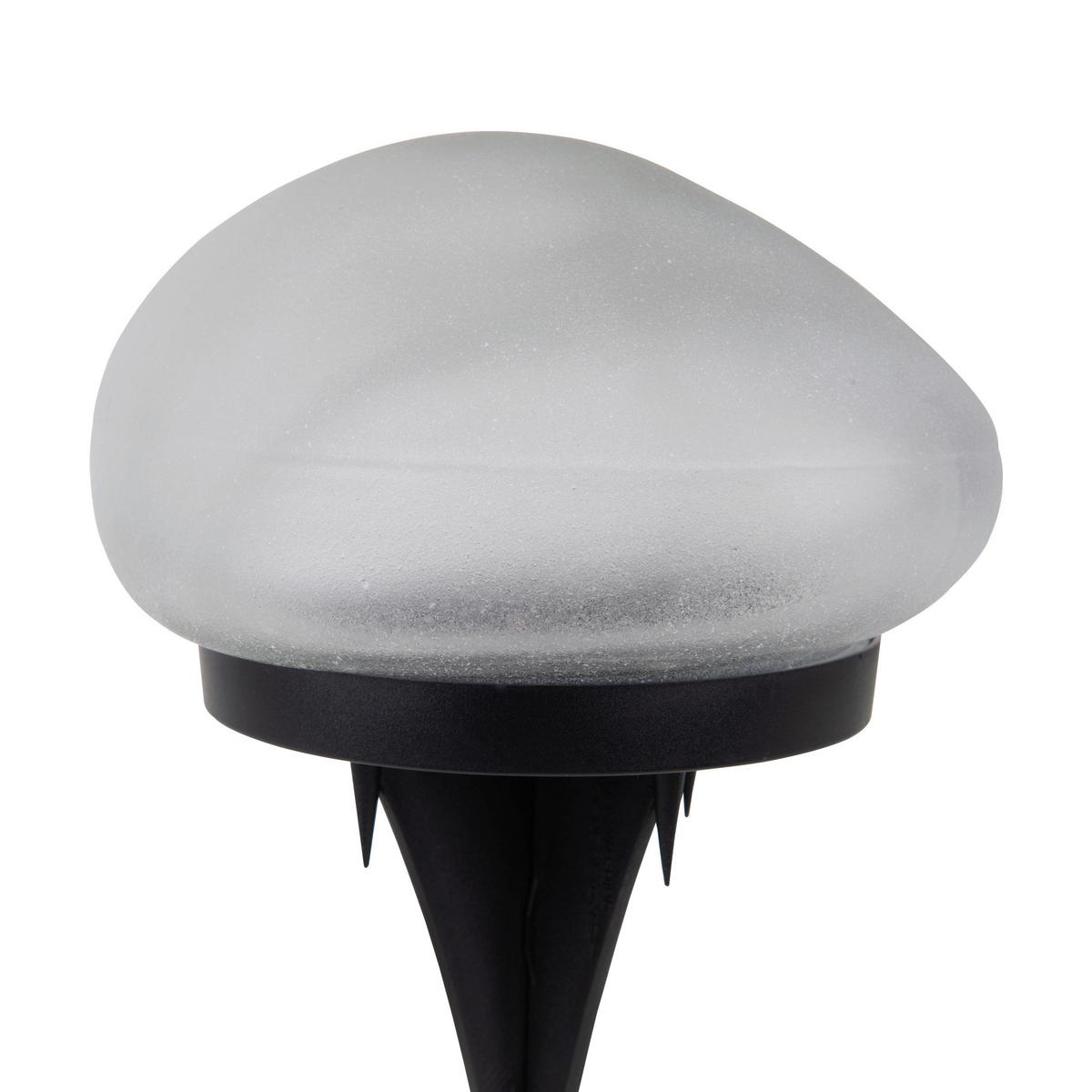 Solarleuchte 5326102 Guri - Transparent/Schwarz, Basics, Glas/Kunststoff (14/12/8.5cm) - Näve