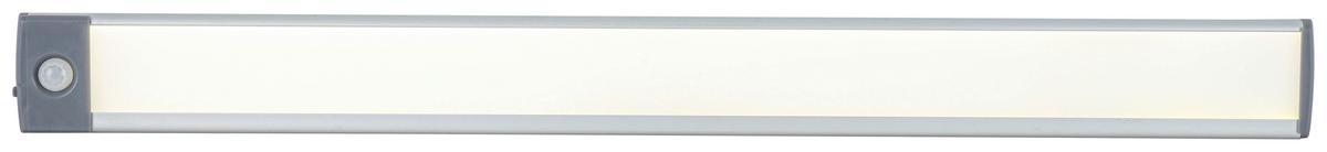 PODSVĚTLENÍ UNTI - šedá/barvy stříbra, Moderní, kov/plast (46/4/1cm) - Mömax