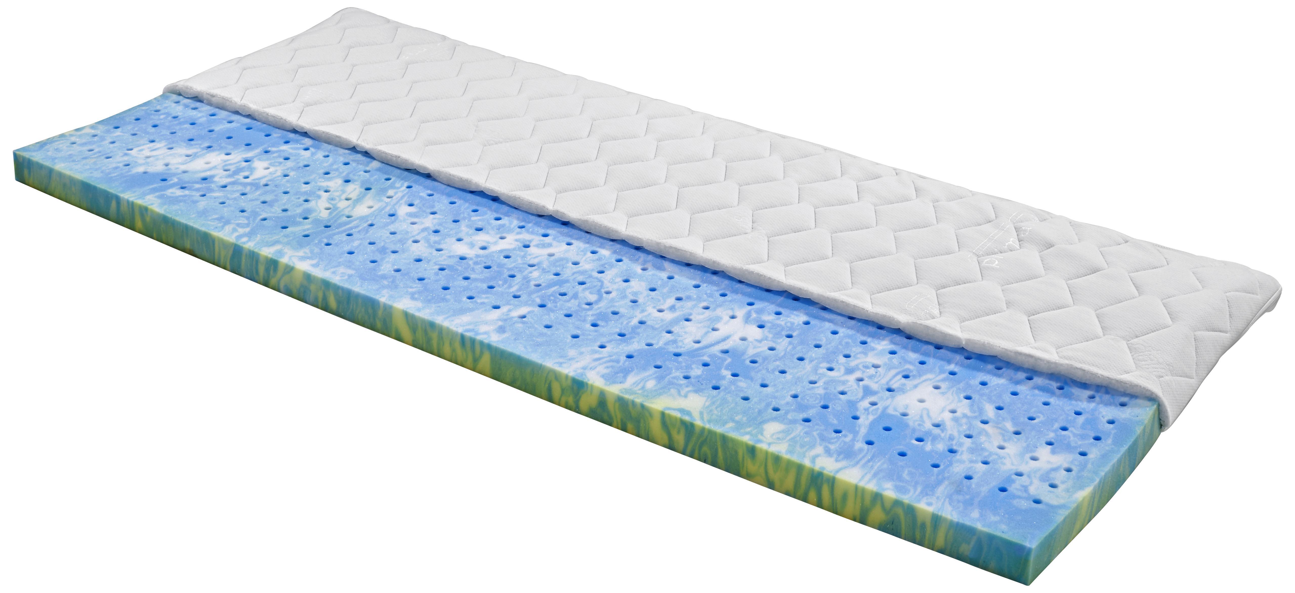 Fedőmatrac Sigma, 120x200cm - Fehér, Textil (120/200cm)