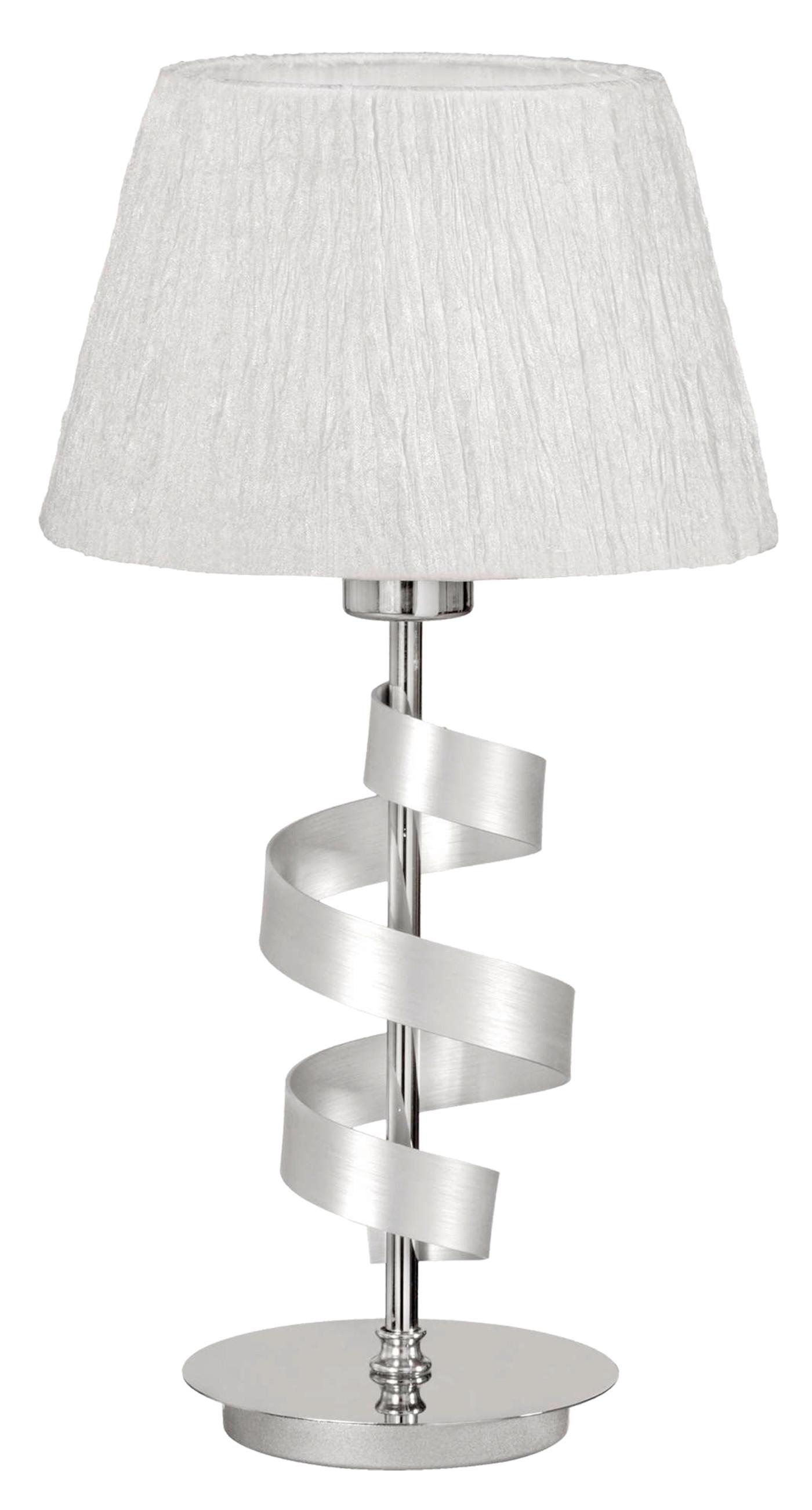 Tischleuchte 41-23476 Denis - Chromfarben, KONVENTIONELL, Kunststoff/Metall (25/25/46cm)