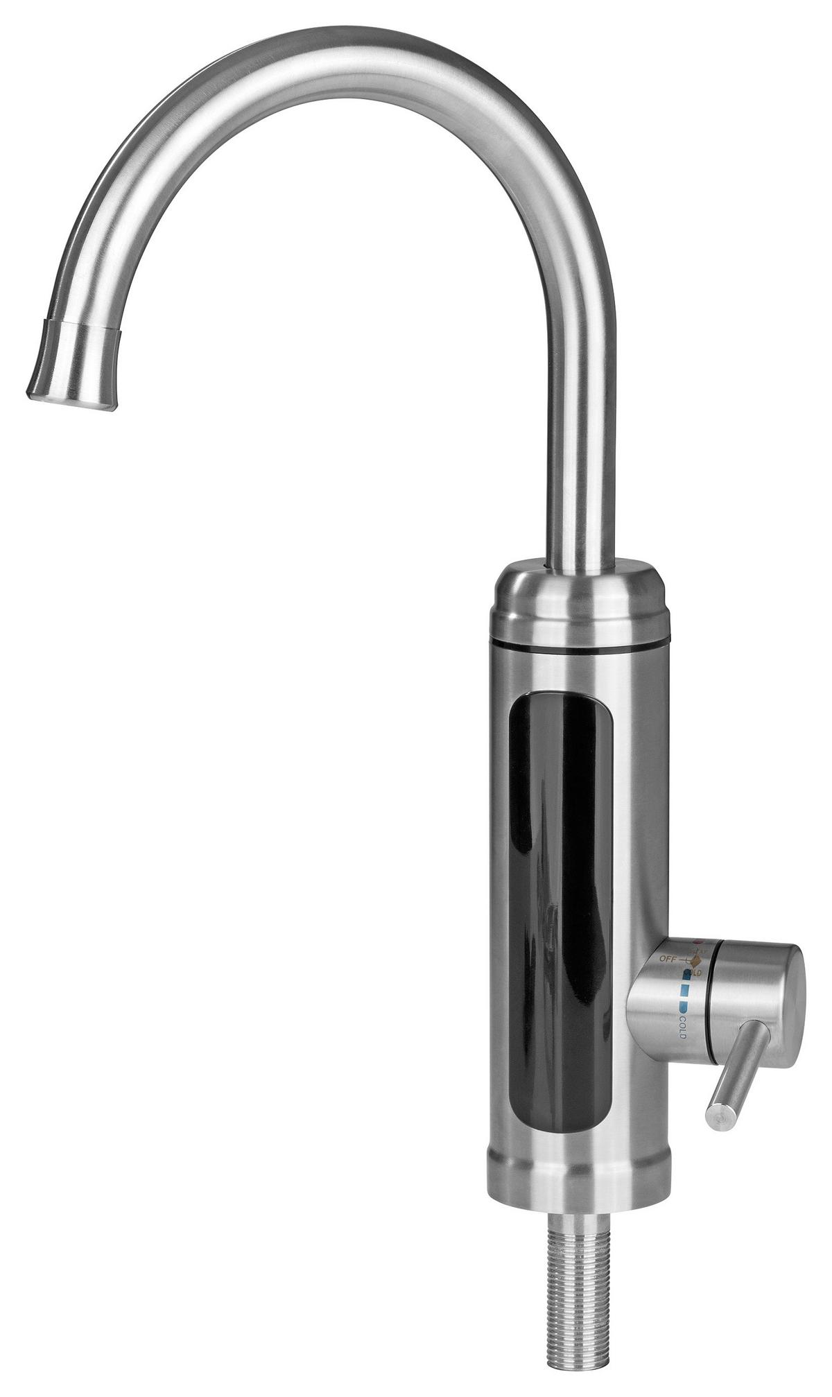Küchenarmatur, bis 60C MAXXMEE - Silberfarben, Kunststoff/Metall (44,1/23,4/7,2cm)