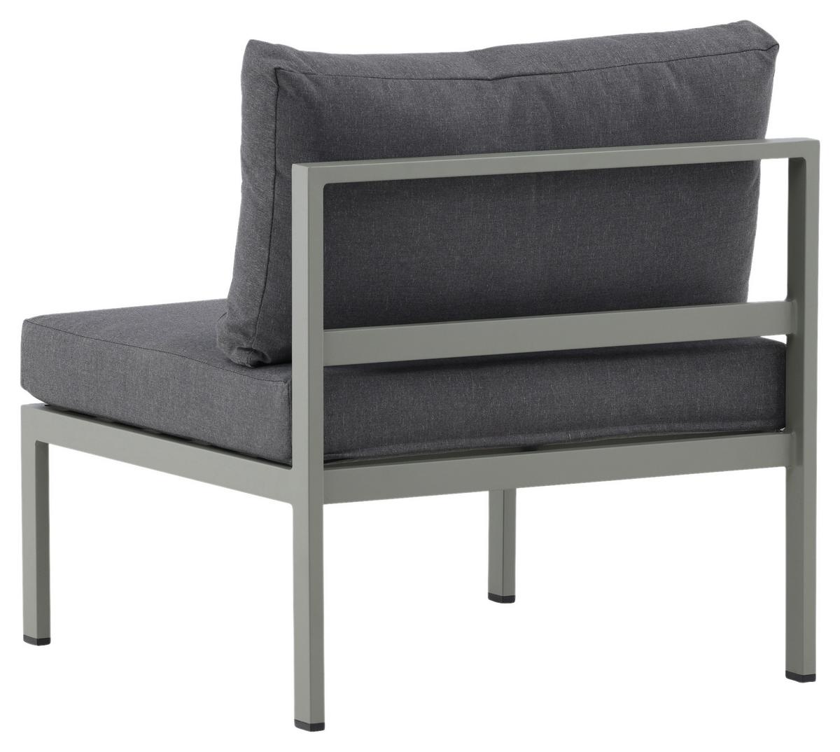 Loungesessel Copacabana - Pastellgrün/Grau, KONVENTIONELL, Metall (70/65/74cm) - Gardenson