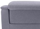 Heimkino-Sofa Nightline - Chromfarben/Grau, MODERN, Textil/Metall (214/80/104cm) - MID.YOU