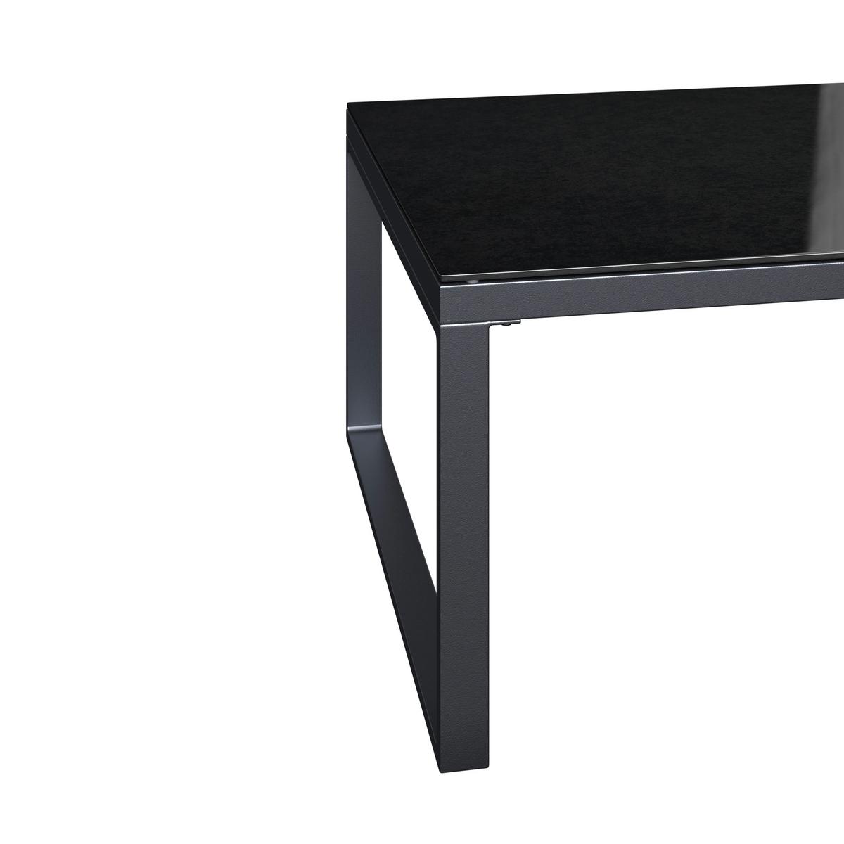 TERASOVÁ SEDACÍ SOUPRAVA AURELIA - antracitová, Moderní, kov/textil - Mömax