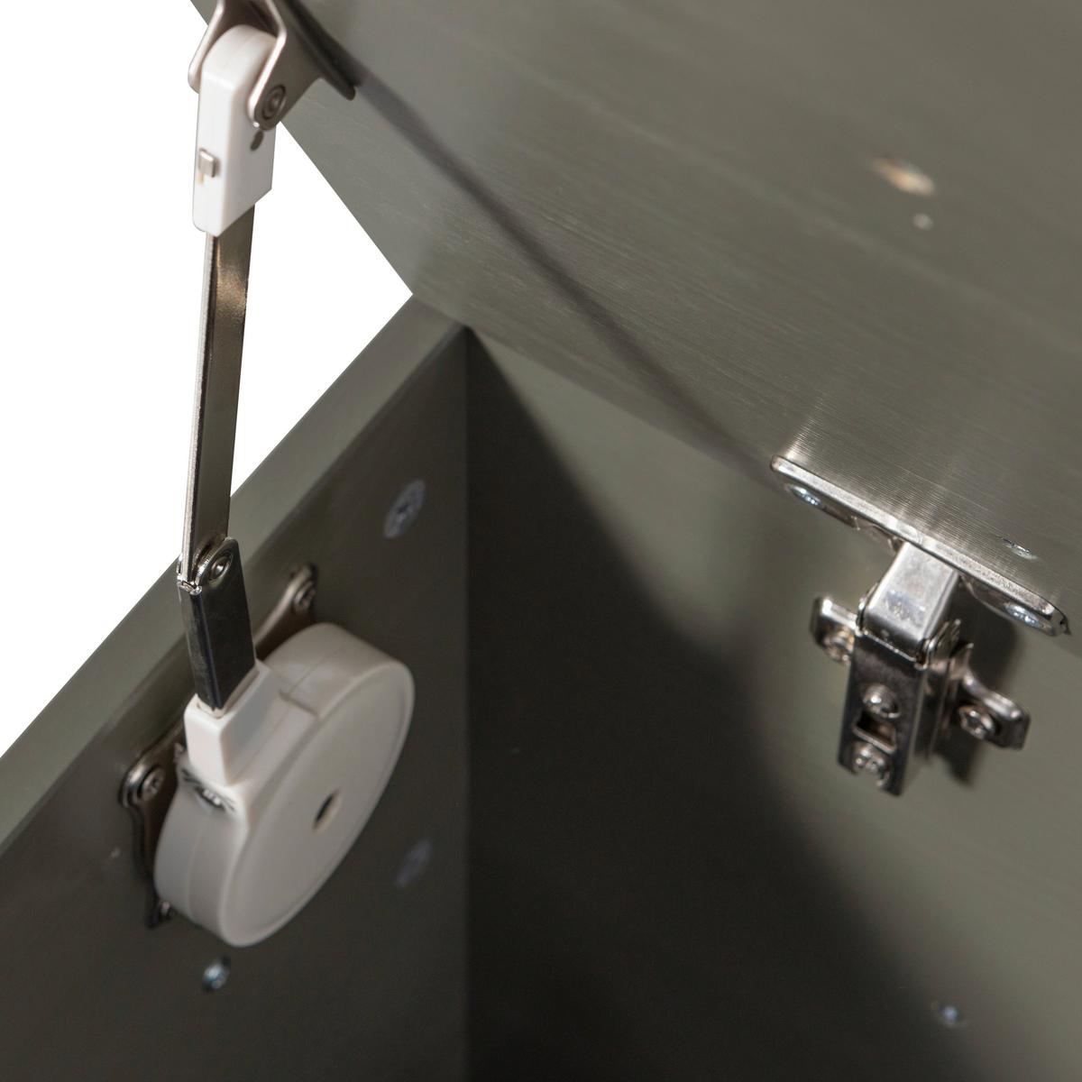 Truhe Bobby Grün B: 100cm - Grün, Design, Holz (100/55/56cm) - Livetastic