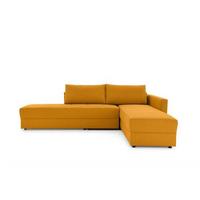Ecksofa Looks Iii - Gelb/Schwarz, Design, Textil (229/287cm) - LOOKS by W.Joop