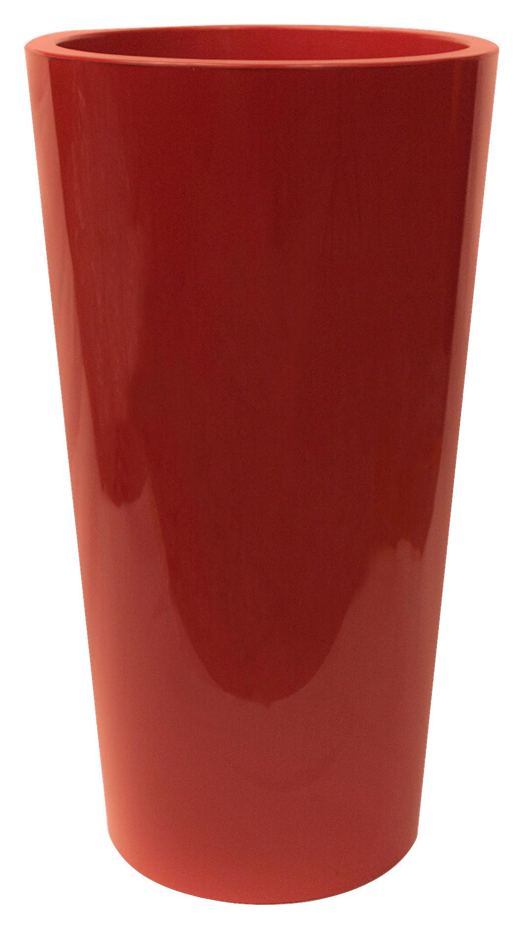 Pflanzentopf Rot D: 33 cm Rund - Rot, Basics, Kunststoff (33/61cm)