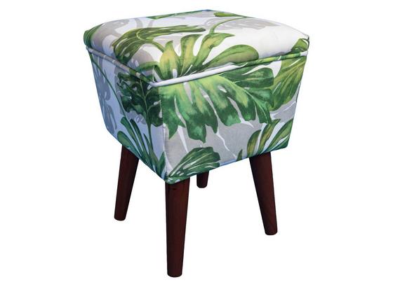Hocker Wood 31x31 - Dunkelbraun/Weiß, KONVENTIONELL, Textil (31/44/31cm) Hocker Wood 31x31 - Dunkelbraun/Weiß, KONVENTIONELL, Textil (31/44/31cm)