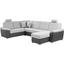 Wohnlandschaft in U-Form Sava 212x329x153 cm - Silberfarben/Weiß, MODERN, Karton/Holz (212/329/153cm) Wohnlandschaft in U-Form Sava 212x329x153 cm - Silberfarben/Weiß, MODERN, Karton/Holz (212/329/153cm)