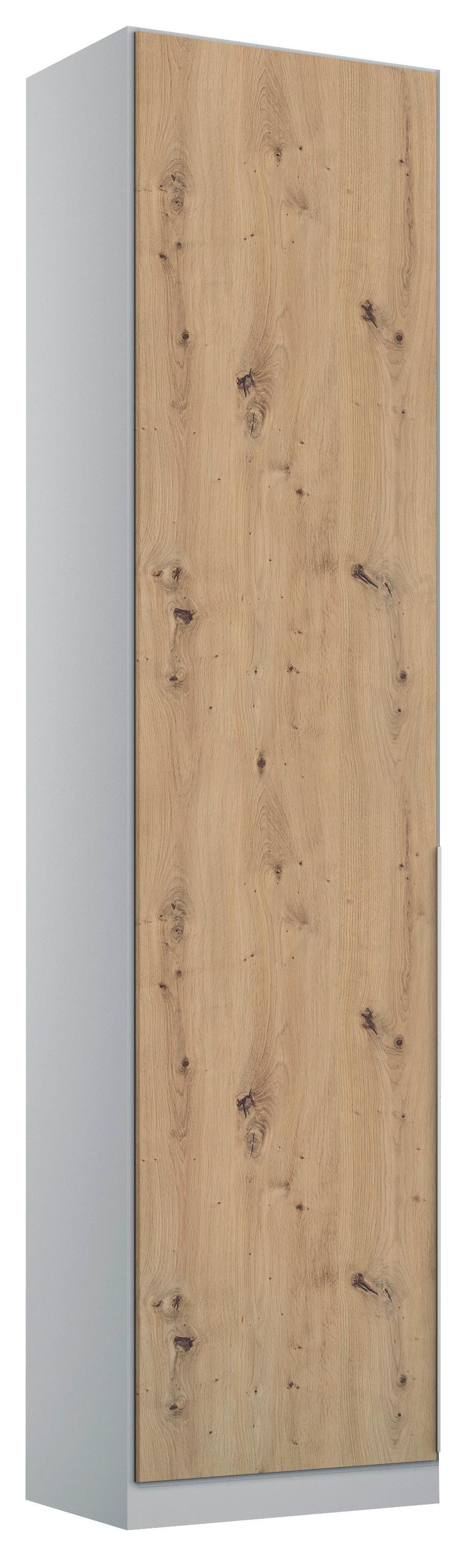 Drehtürenschrank Alabama Extra Hellgrau B: 47 Cm - Hellgrau/Eiche Artisan, MODERN, Holzwerkstoff (47/229/54cm)