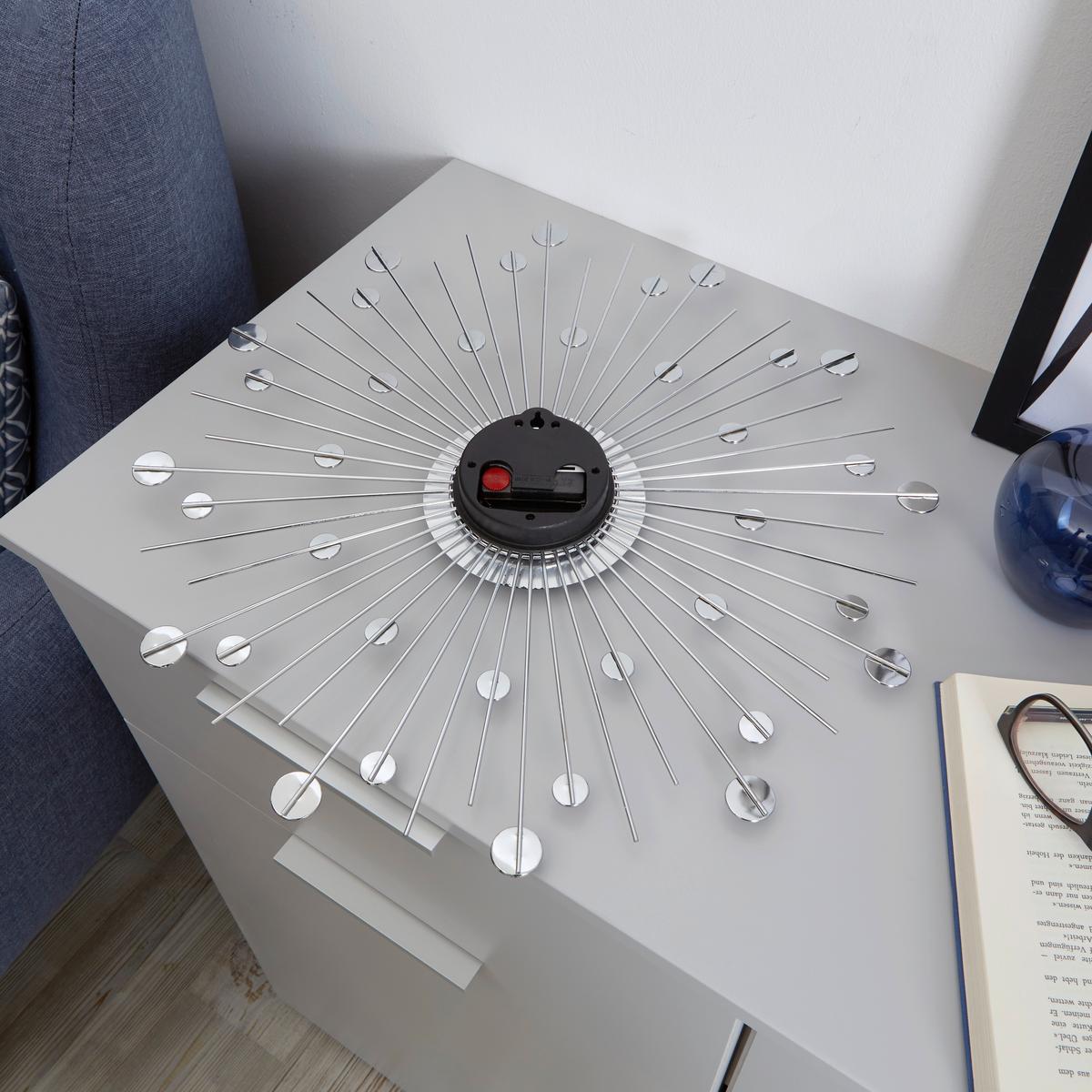 Falióra Diamond - ezüst/fekete, Basics, fém (43cm) - Ondega