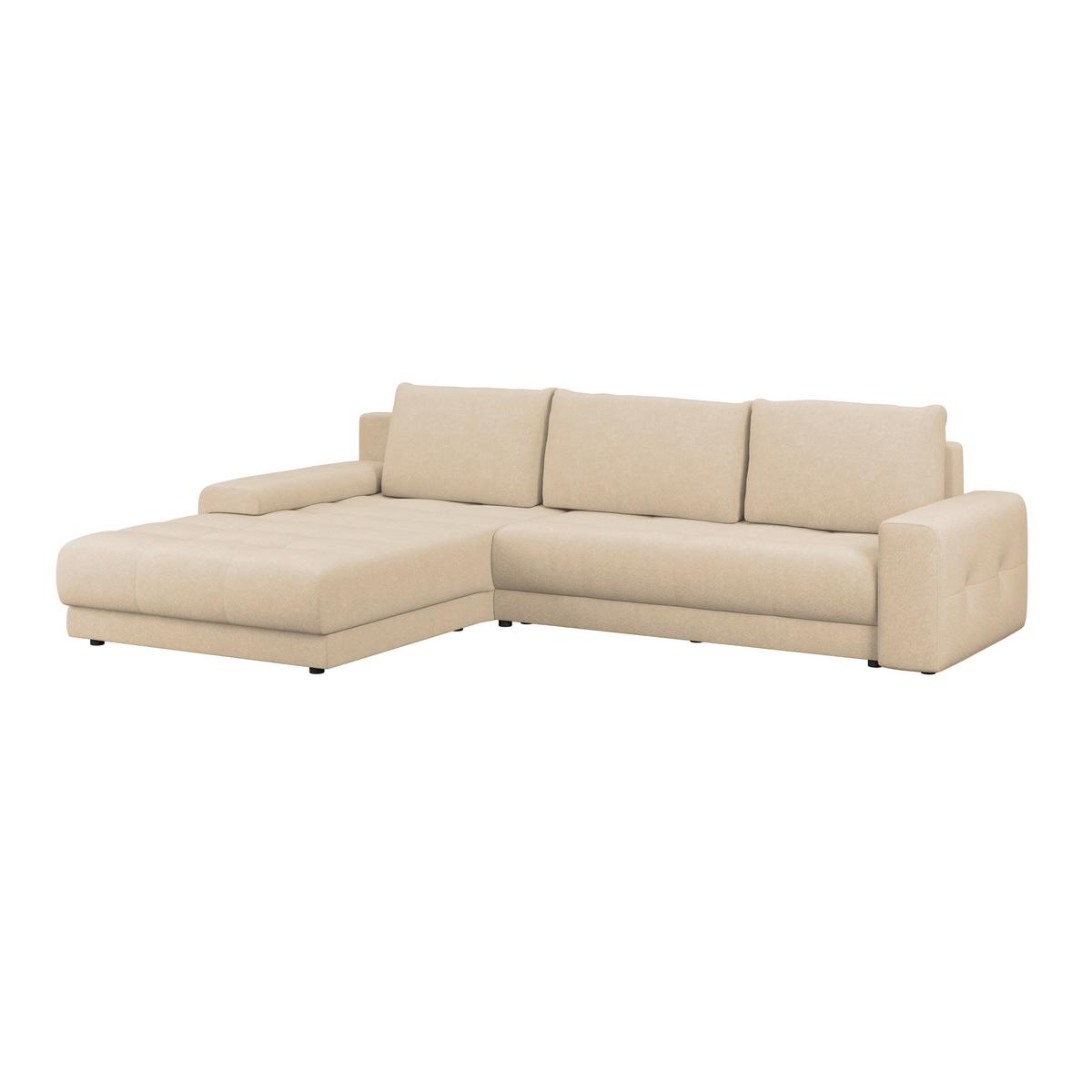 Ecksofa Adria Beige, S: 213x308 cm - Beige, Trend, Textil (213/308cm) - Luca Bessoni