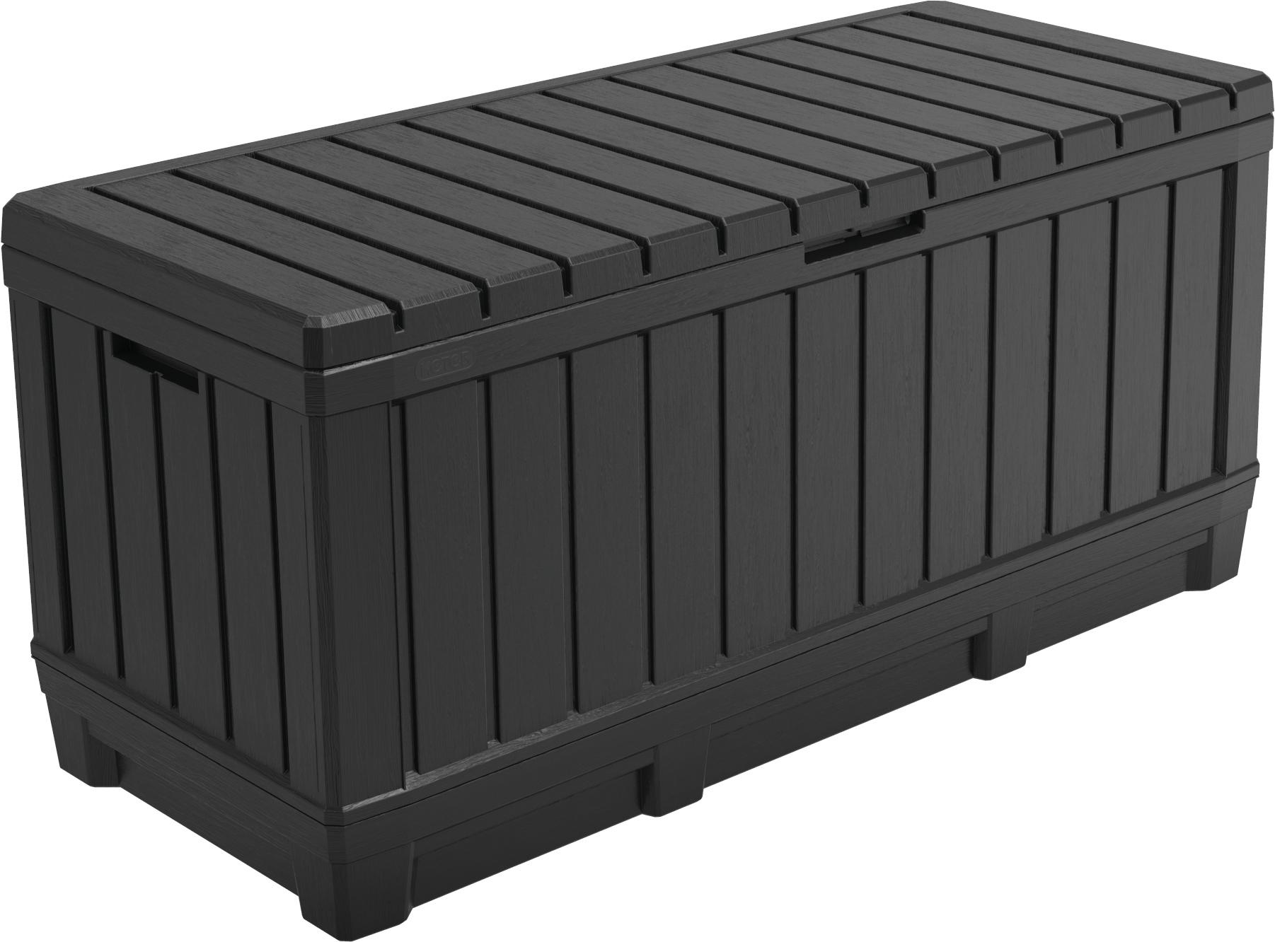 Kissenbox Wasserdicht Kentwood 128x59x54 cm 350 L - Graphitfarben, MODERN, Kunststoff (128/59/53,6cm) - Keter
