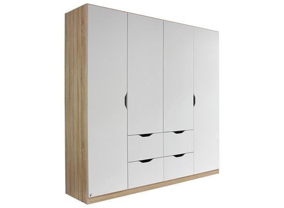 Kombischrank Freising 181 cm Eiche/Weiß - Weiß/Sonoma Eiche, MODERN, Holzwerkstoff (181/197/54cm) Kombischrank Freising 181 cm Eiche/Weiß - Weiß/Sonoma Eiche, MODERN, Holzwerkstoff (181/197/54cm)