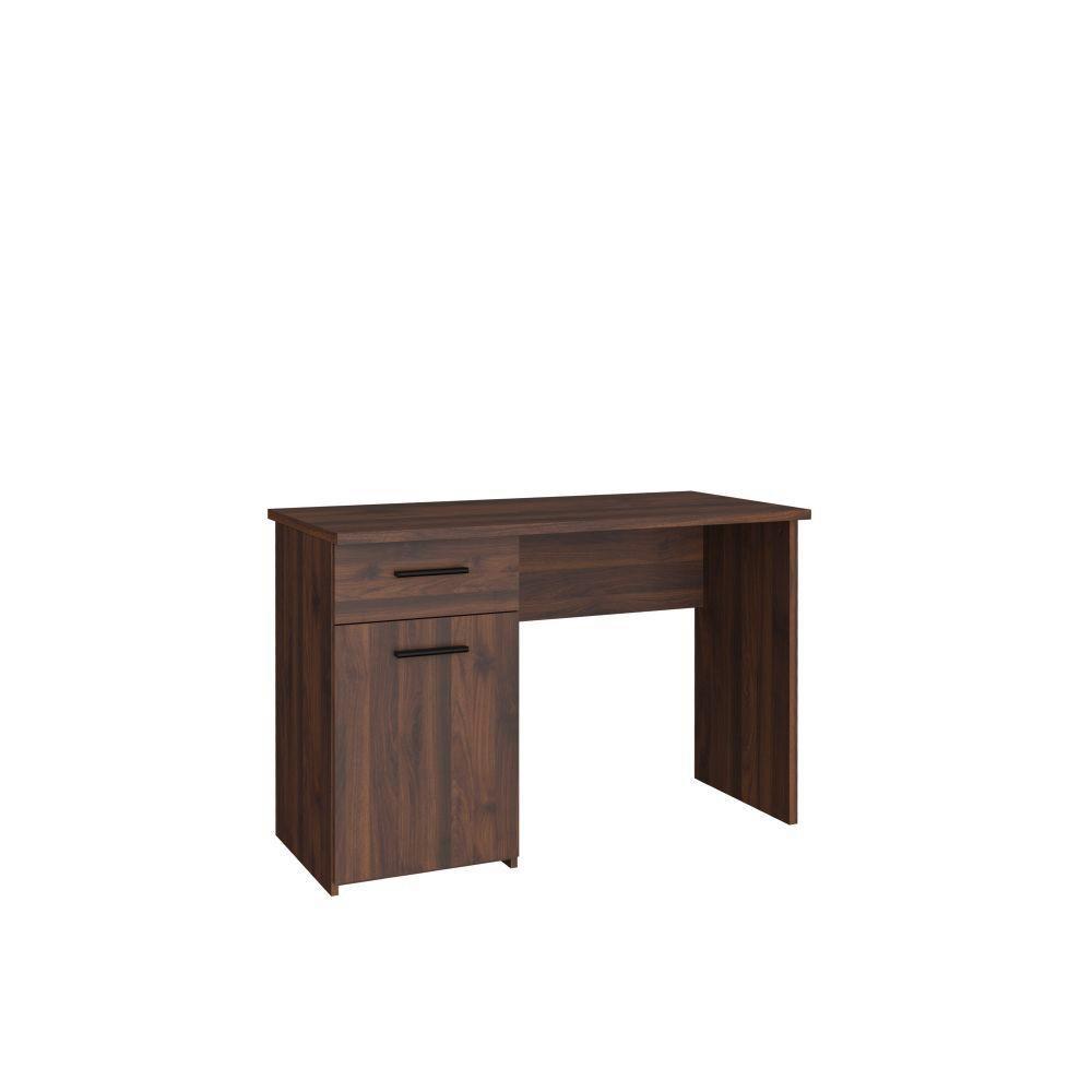 Íróasztal Metamea 110 /72.1/52.7cm - diófa, Modern, faalapú anyag (110/72,1/52,7cm)