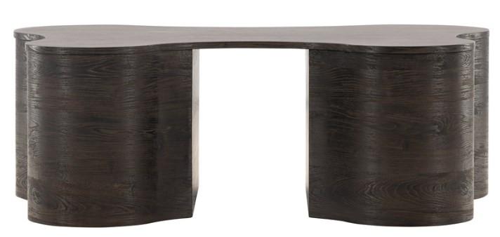 Couchtisch Larvik - Dunkelbraun, Design, Holz/Holzwerkstoff (130/90/45cm) - Livetastic