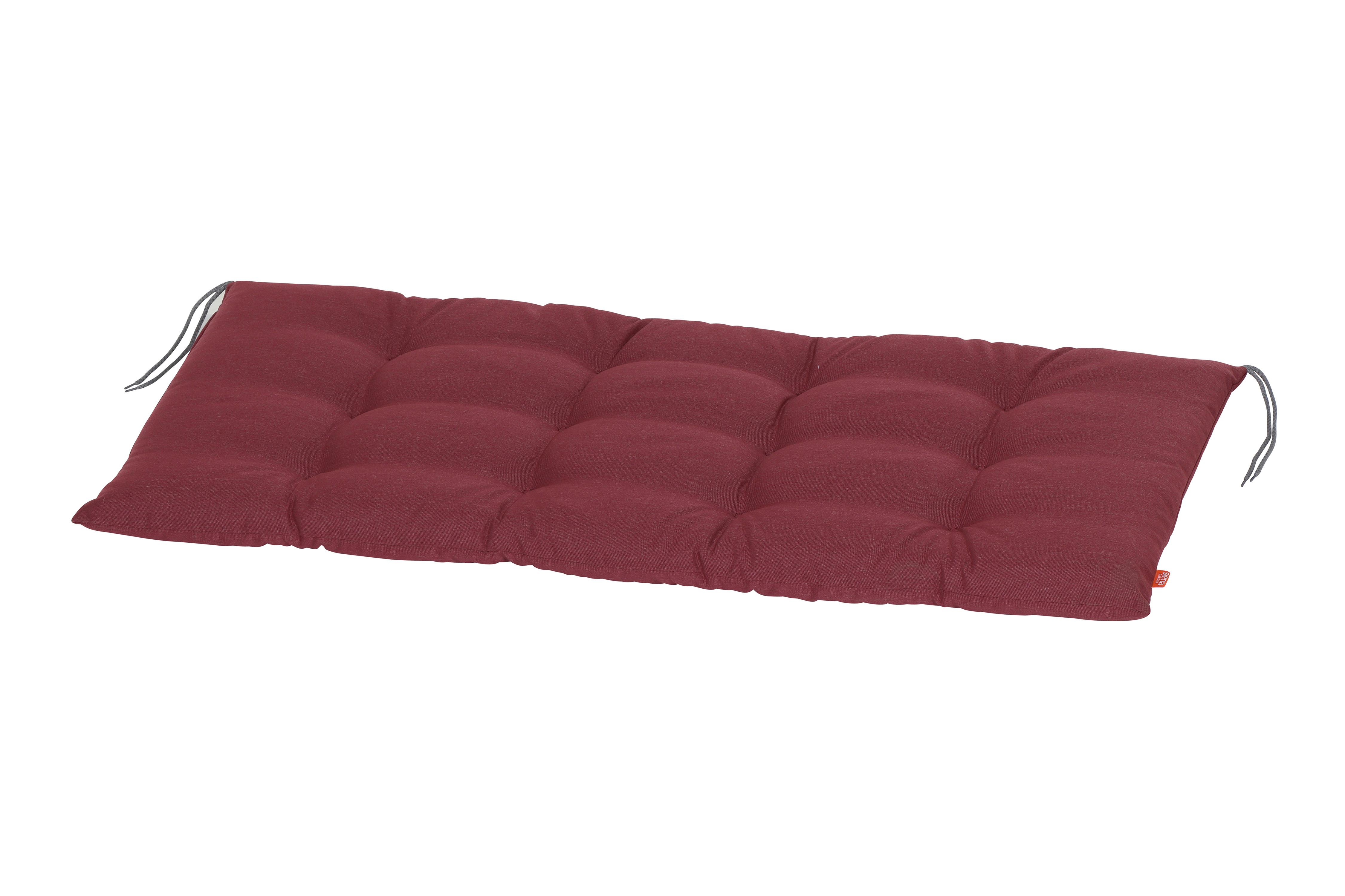 Bankauflage N41971 - Rot, KONVENTIONELL, Textil (48/6/120cm) - Siena Garden