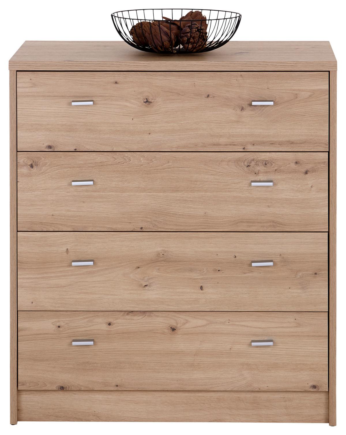Kommode 74cm You New, Eiche Artisan Dekor - Eiche Artisan, MODERN, Holzwerkstoff (74/85,4/44,3cm)