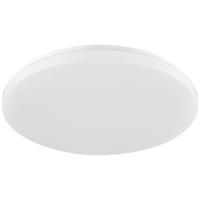 Stropní LED svítidlo Woter, Ø: 39cm, 18,5 Watt IP54 - bílá, Konvenční, kov/plast (39/6,5cm) - Mömax