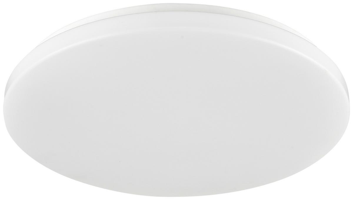 Stropní LED svítidlo Woter, Ø: 39cm, 18,5 Watt IP54 - bílá, Konvenční, kov/plast (39/6,5cm) - Mömax