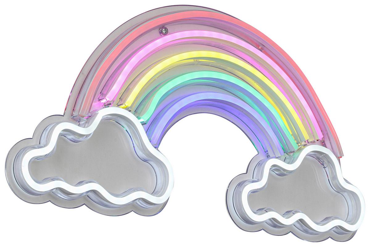 DEKORAČNÍ LED SVÍTIDLO RENIBO - bílá/průhledné, Moderní, plast (40/20/1,30cm) - Mömax