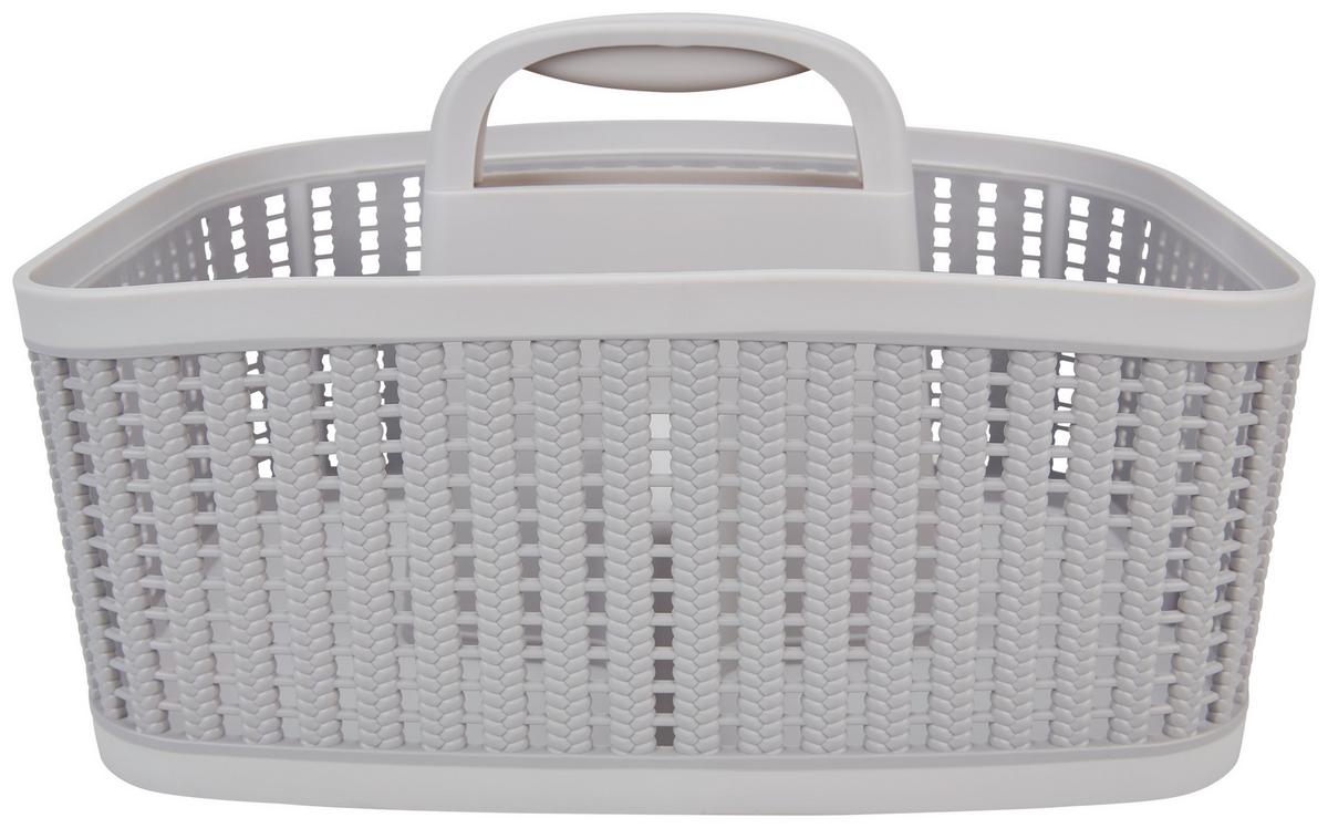 Tárolókosár Knitty - pink/kék, Basics, műanyag (33,1/23,9/18,8cm) - Homezone
