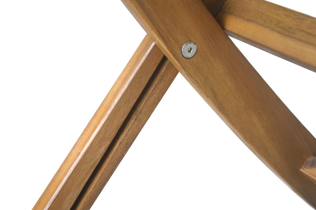 Sitzgruppe Boston 7-teilig, aus Akazienholz - Akaziefarben, Basics, Holz (160/85/74cm)
