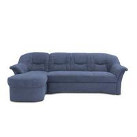 Ecksofa Sarafina - Schwarz/Dunkelblau, KONVENTIONELL, Textil (146/232cm) - MID.YOU