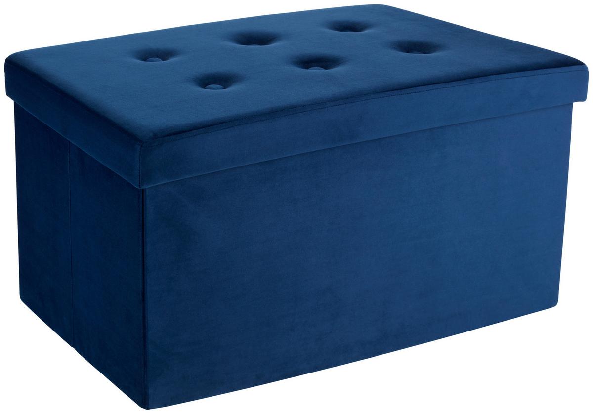 Ülőke Velvet B: 70 Cm Blau - kék, Modern, textil (70/38/38cm) - MID.YOU