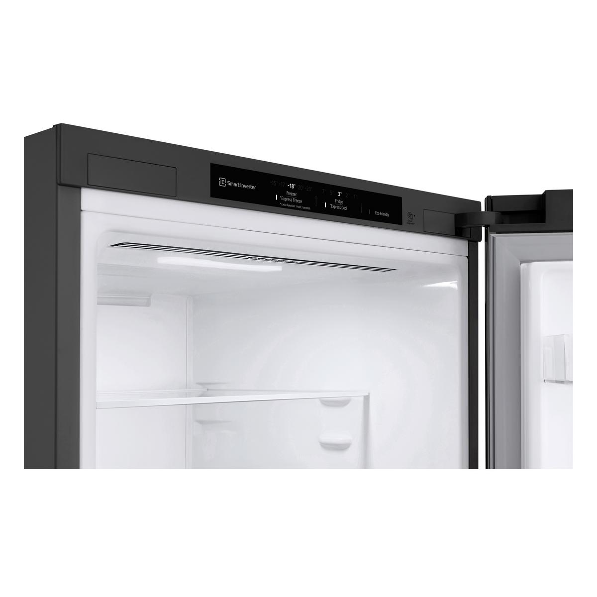 Kühl-gefrier-kombination Lg Gbp62mcncc1 - Edelstahlfarben, Basics, Metall (59.5/203/67.5cm) - LG