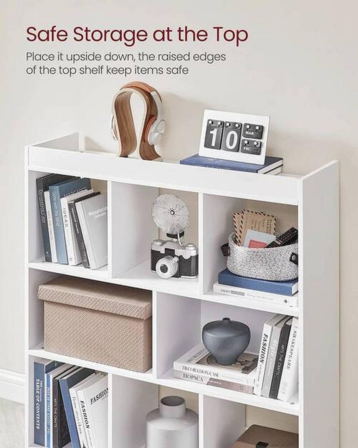Bücherwand B: 97,5 Cm Weiß - Weiß, Basics, Holzwerkstoff (97,5/100/30cm) - Boxxx