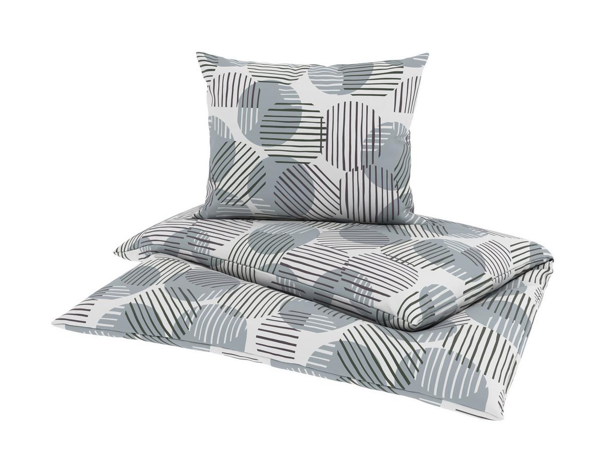 Bettwäsche Calgary - Grau, MODERN, Textil - Luca Bessoni