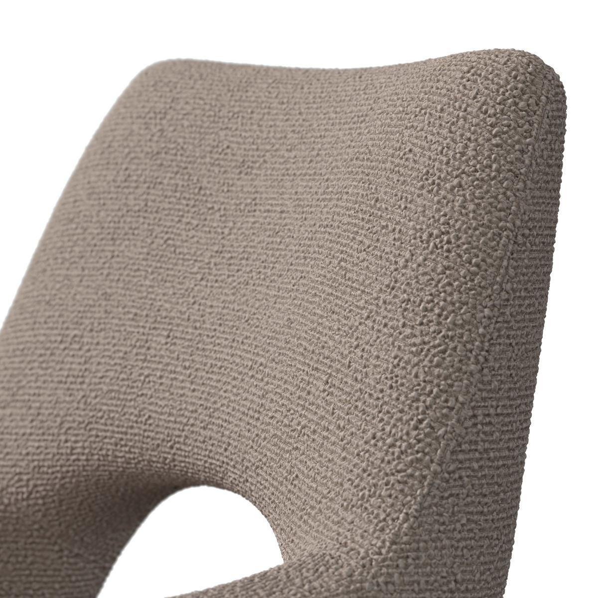 Barová stolička Tami, krémová - čierna/krémová, Modern, kov/drevo (46/82-102/51cm) - Bessagi Home
