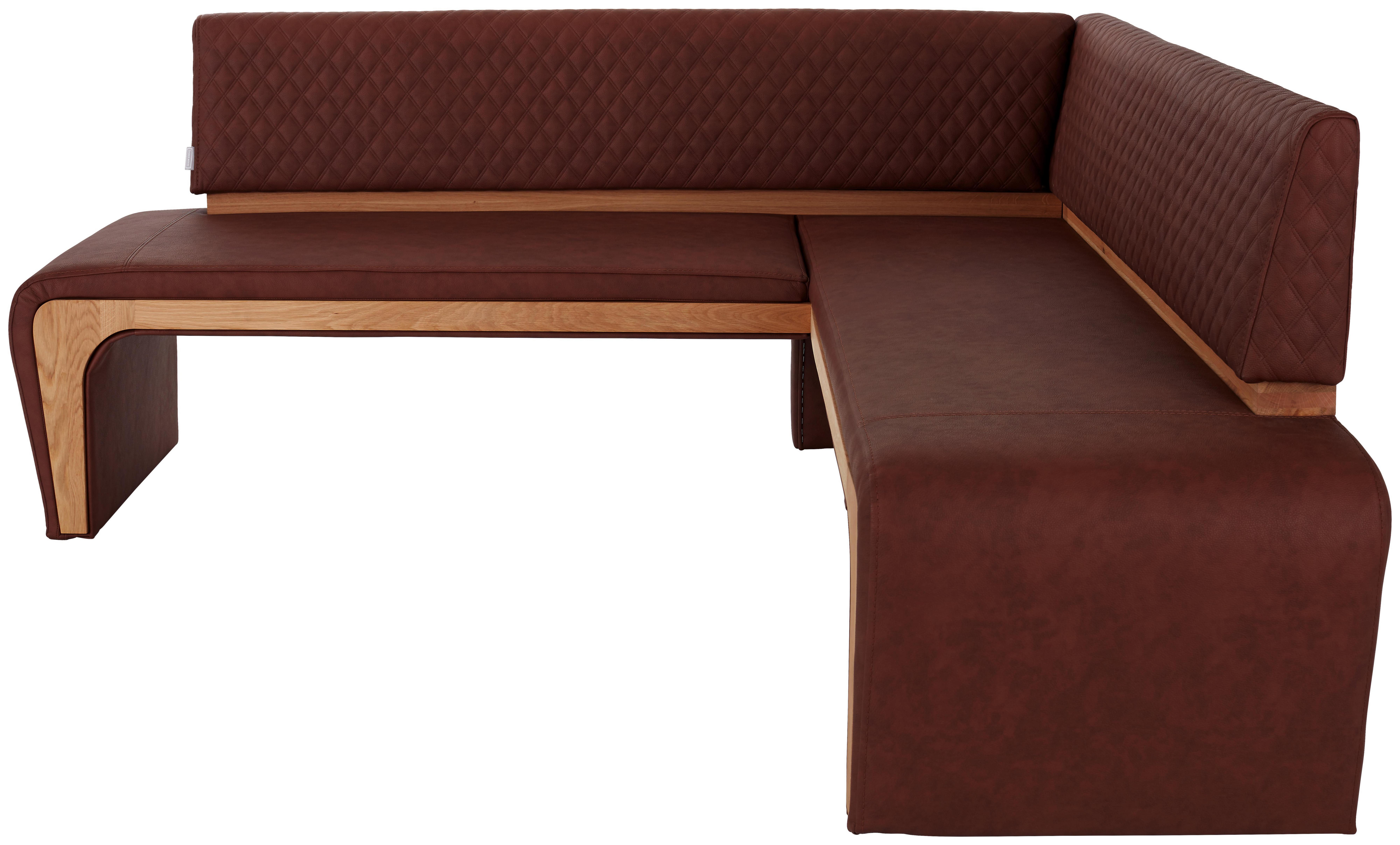 Eckbank Kornati - Braun, KONVENTIONELL, Holz/Textil (196/176cm) - James Wood