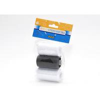 Nähseide Elke 3er-Set Schwarz/Weiß - Schwarz/Weiß, Basics (14/9/3cm)
