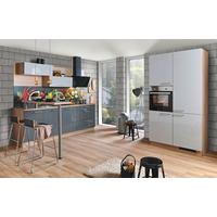 Konyhablokk 2 Részes Star 300+185cm - világosszürke/tölgyfa színű, Modern, faalapú anyag (300/185cm)