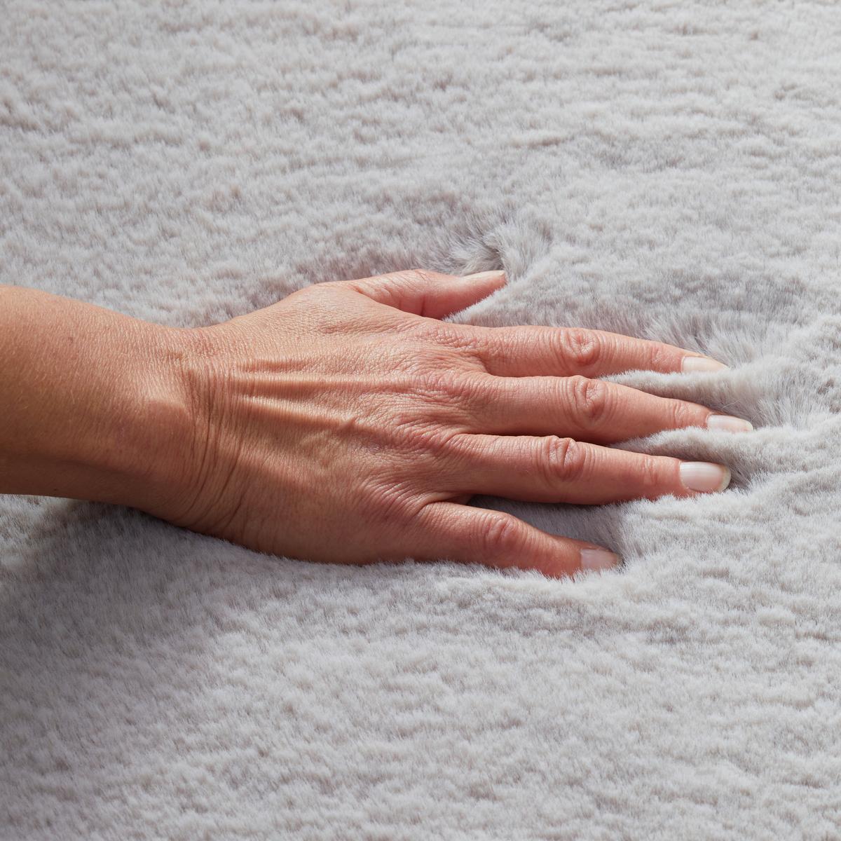 TKANÝ KOBEREC Fuzzy 1, 80/150cm, sivá - sivá, Modern, textil (80/150cm) - Mömax