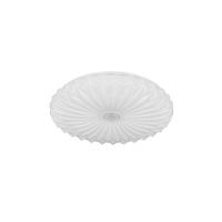 LED-DECKENLEUCHTE Ataris Weiß D: 38 cm - Weiß, Trend, Kunststoff (38/7cm)