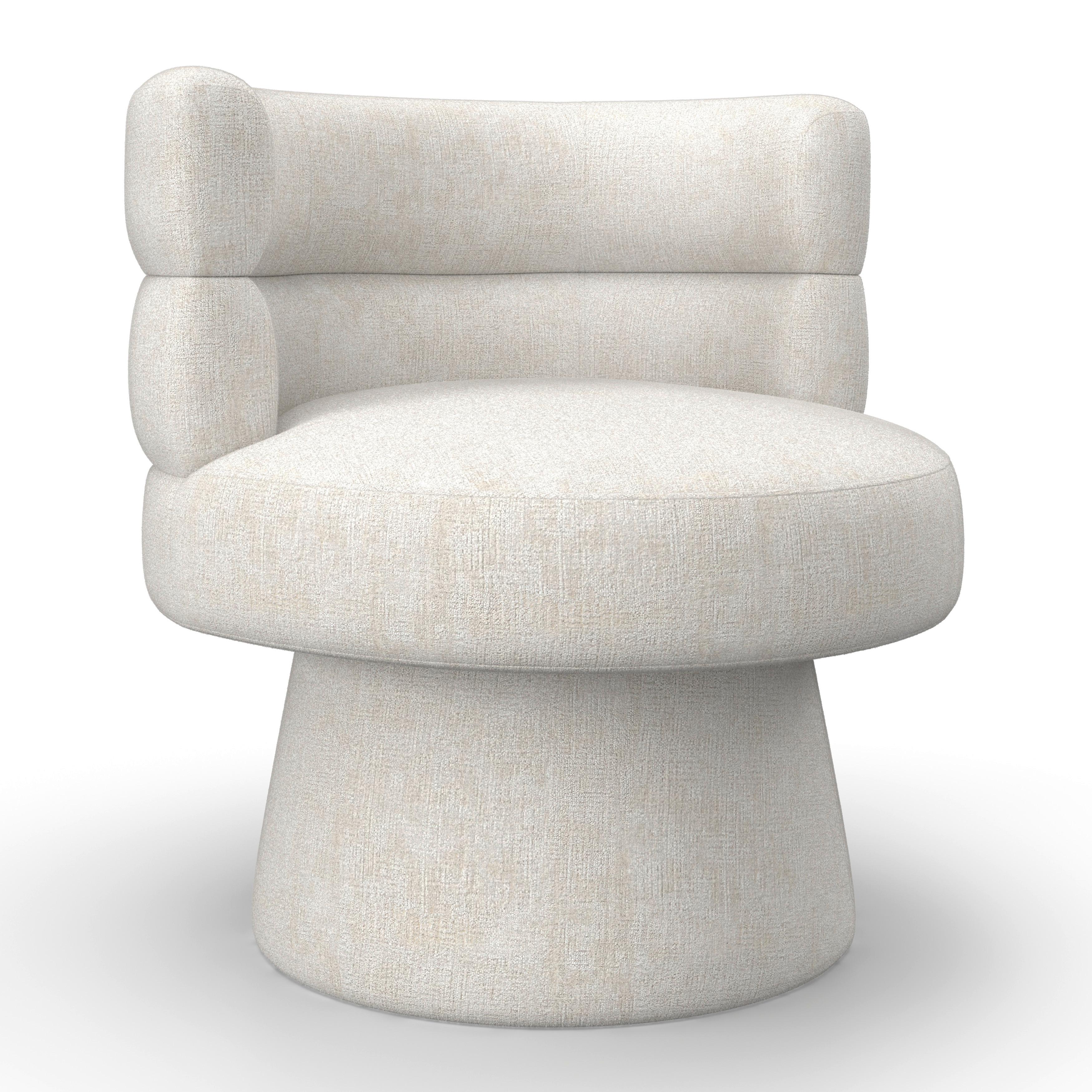 STOLIČKA JULINA - krémová, Modern, drevo/textil (71/74/72cm) - Bessagi Home