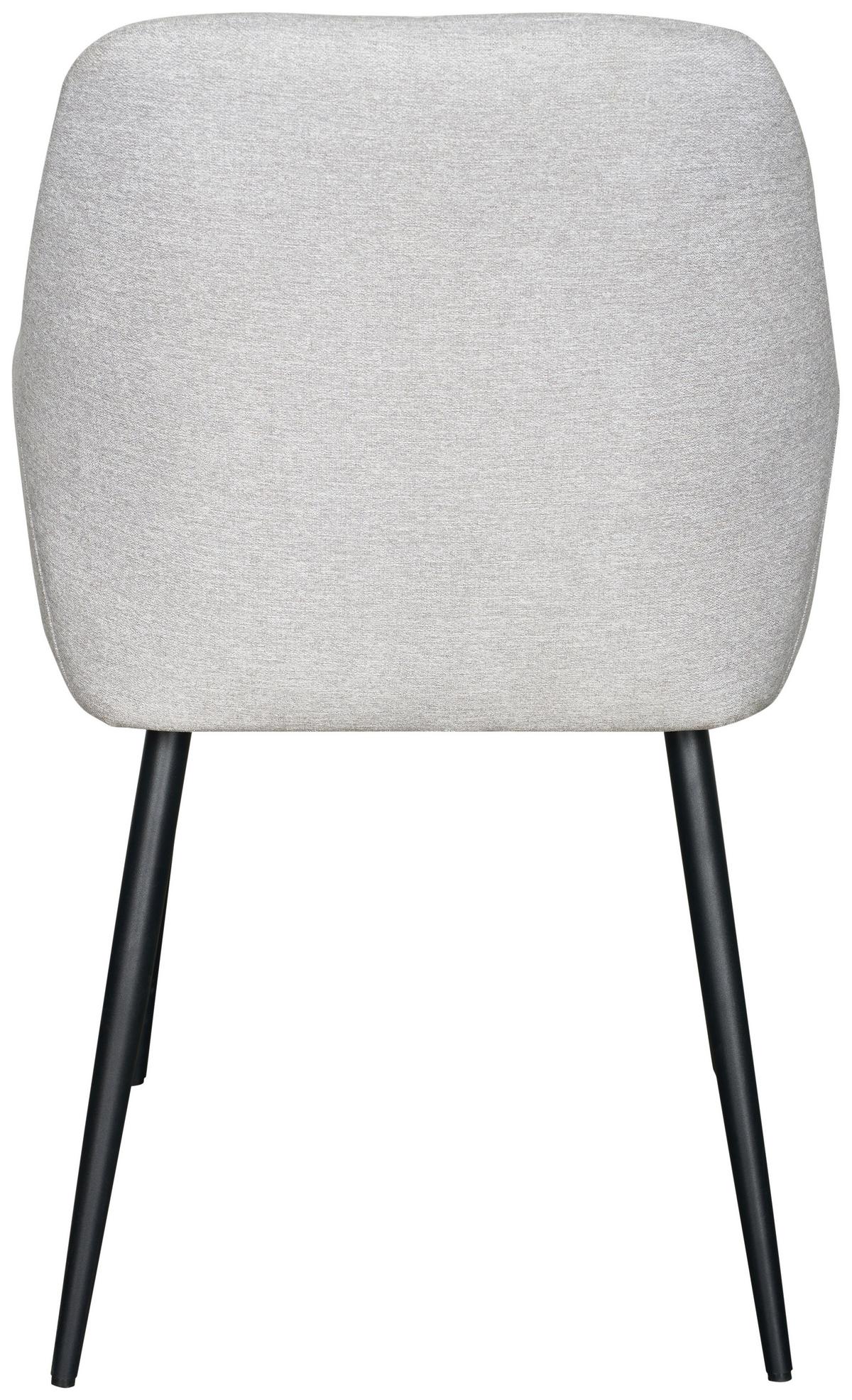 STOLIČKA S PODRÚČKAMI HARDY -GIGA- - čierna/sivá, Basics, kov/textil (56/85/61,5cm) - Mömax