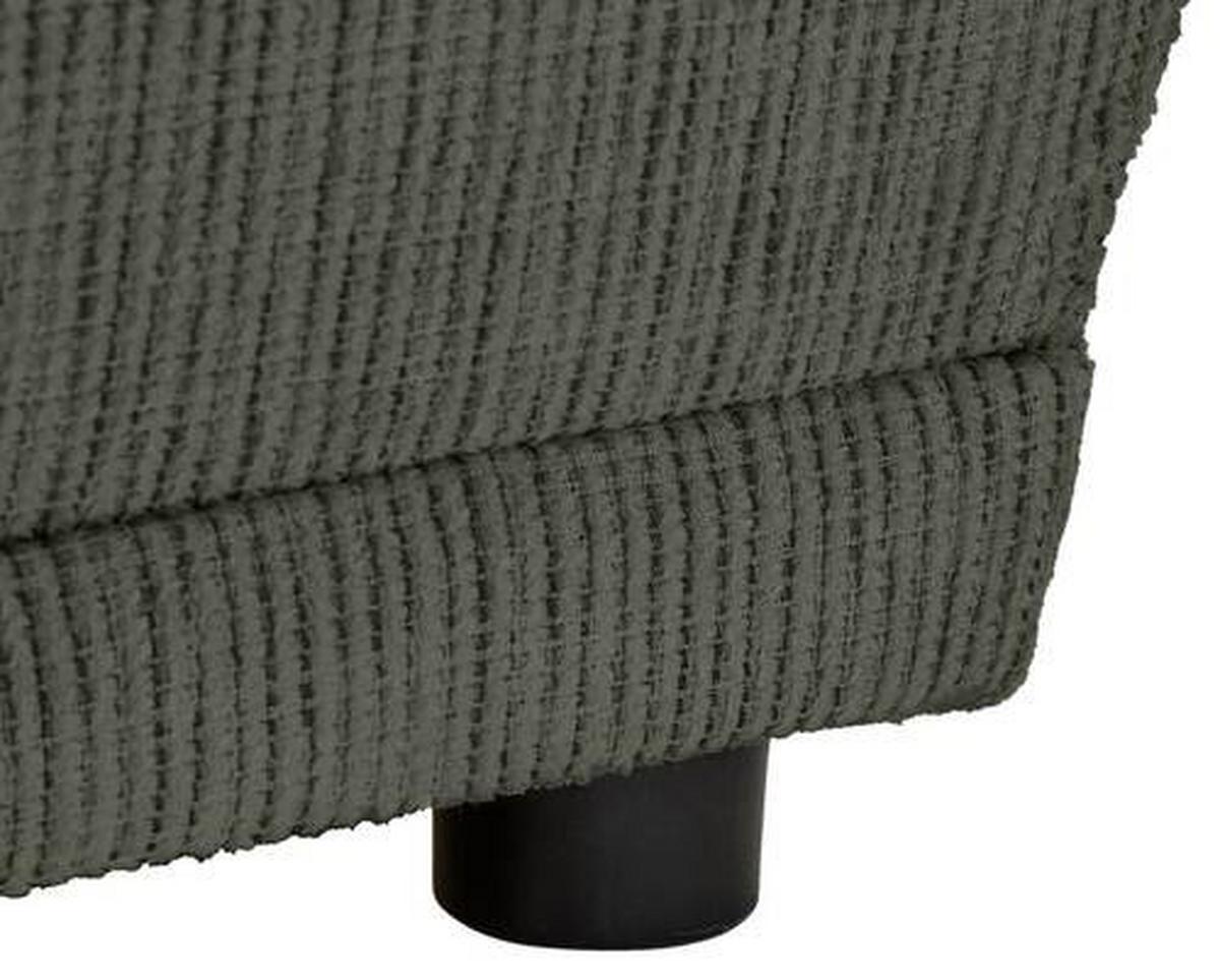 Chaiselongue Nello - Dunkelgrün/Schwarz, KONVENTIONELL, Textil (93/73/171cm) - MID.YOU