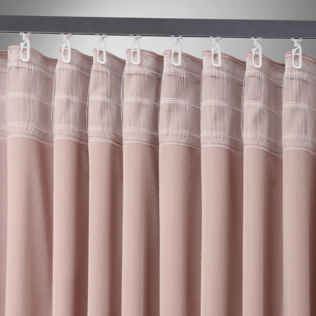HOTOVÝ ZÁVES VIOLA - ružová, Konventionell, textil (140/245cm) - Premium Living